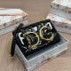 Black Casual Letters Chains Bags