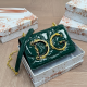 Green Casual Letters Chains Bags
