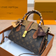 Yellow Brown Casual Letters Patchwork Bags