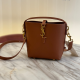 Yellow Brown Casual Letters Metal Accessories Trim Bags