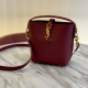 Red Casual Letters Metal Accessories Trim Bags