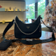 Black Casual Letters Chains Bags