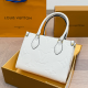 White Casual Letters Patchwork Bags