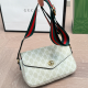 White Casual Letters Metal Accessories Trim Bags