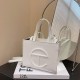 White Casual Letters Patchwork Bags