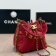 Red Casual Letters Chains Bags