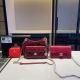 Red Casual Letters Chains Bags
