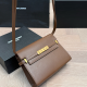 Brown Casual Patchwork Bags