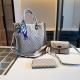 Khaki Casual Letters Patchwork Bags