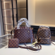 Brown Casual Plaid Patchwork Bags