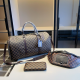 Brown Casual Plaid Zipper Bags