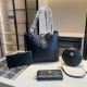 Black Casual Letters Patchwork Bags