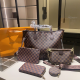 Brown Casual Plaid Zipper Bags