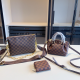 Brown Casual Plaid Patchwork Bags