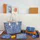Blue Casual Letters Patchwork Bags