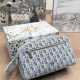 Baby Blue Casual Letters Zipper Bags