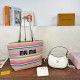 Colour Casual Letters Patchwork Bags