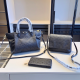 Black Casual Letters Patchwork Bags