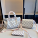 White Casual Plaid Patchwork Bags