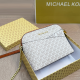 White Casual Letters Zipper Bags