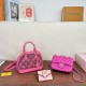 Rose Red Casual Letters Patchwork Bags
