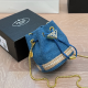 Blue Casual Leopard Print Chains Bags