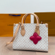 White Casual Letters Patchwork Bags