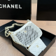 White Casual Letters Hollow Out Zipper Bags