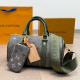 Dark Gray Casual Letters Zipper Bags