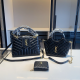 Black Casual Letters Zipper Bags