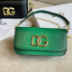 Green Casual Letters Metal Accessories Trim Bags