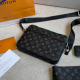 Black Casual Letters Zipper Bags