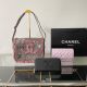 Pink Casual Letters Zipper Bags