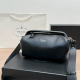 Black Casual Letters Zipper Bags