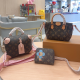Brown Casual Letters Patchwork Bags