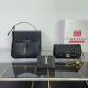 Black Casual Letters Zipper Bags