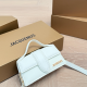 White Casual Letters Patchwork Bags