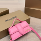 Rose Red Casual Letters Patchwork Bags