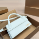White Casual Letters Patchwork Bags