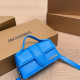 Blue Casual Letters Patchwork Bags