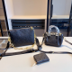 Black Casual Letters Chains Bags
