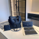 Black Casual Letters Patchwork Bags