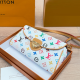 White Casual Letters Patchwork Bags