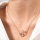 Gold Casual Heart Shaped Chains Necklaces