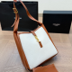 White Brown Casual Letters Patchwork Bags