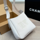 White Casual Letters Patchwork Bags