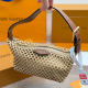 Brown Daily Letters Weave Bags