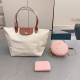 Apricot Casual Letters Patchwork Bags