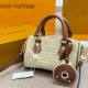 Brown Casual Letters Zipper Bags
