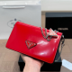 Red Casual Letters Chains Bags